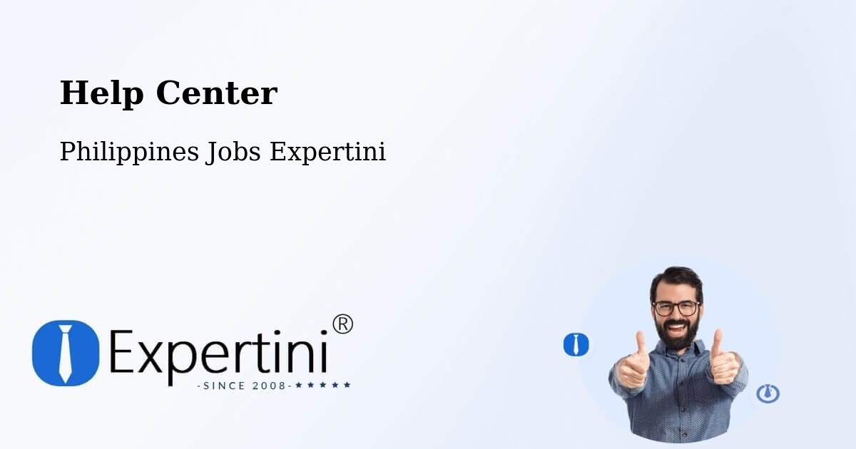 Help Center - Philippines Jobs Expertini